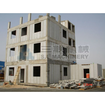 Paredes de porão pré-moldadas Fabricação de concreto leve / máquina de painéis